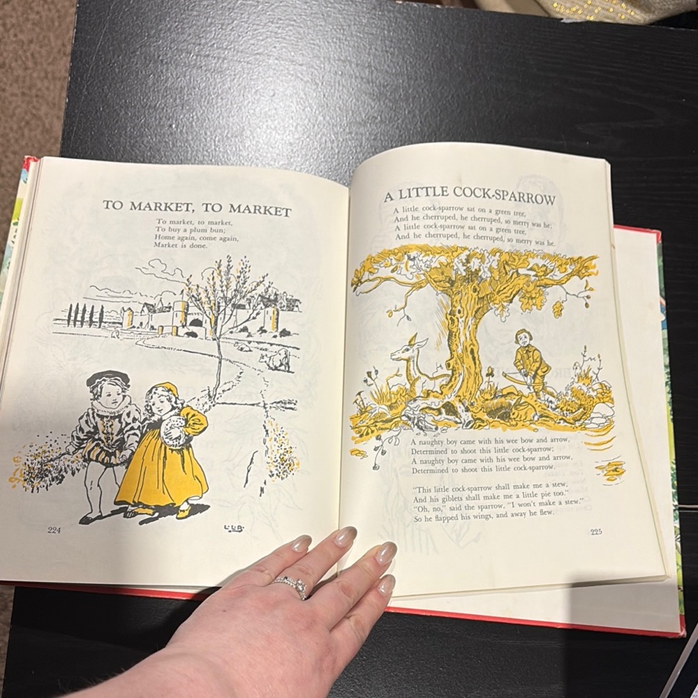 Best-Loved Nursery Rhymes and Songs Book Vintage Hardcover book - Picture 12 of 12